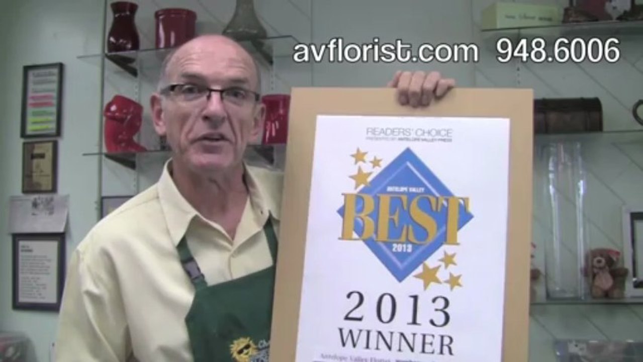 AV Florist QR code, AV's Best, AV PRESS...Valley's best, AV Florist