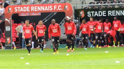 05/05/13 : SRFC-OGCN : début de l'échauffement