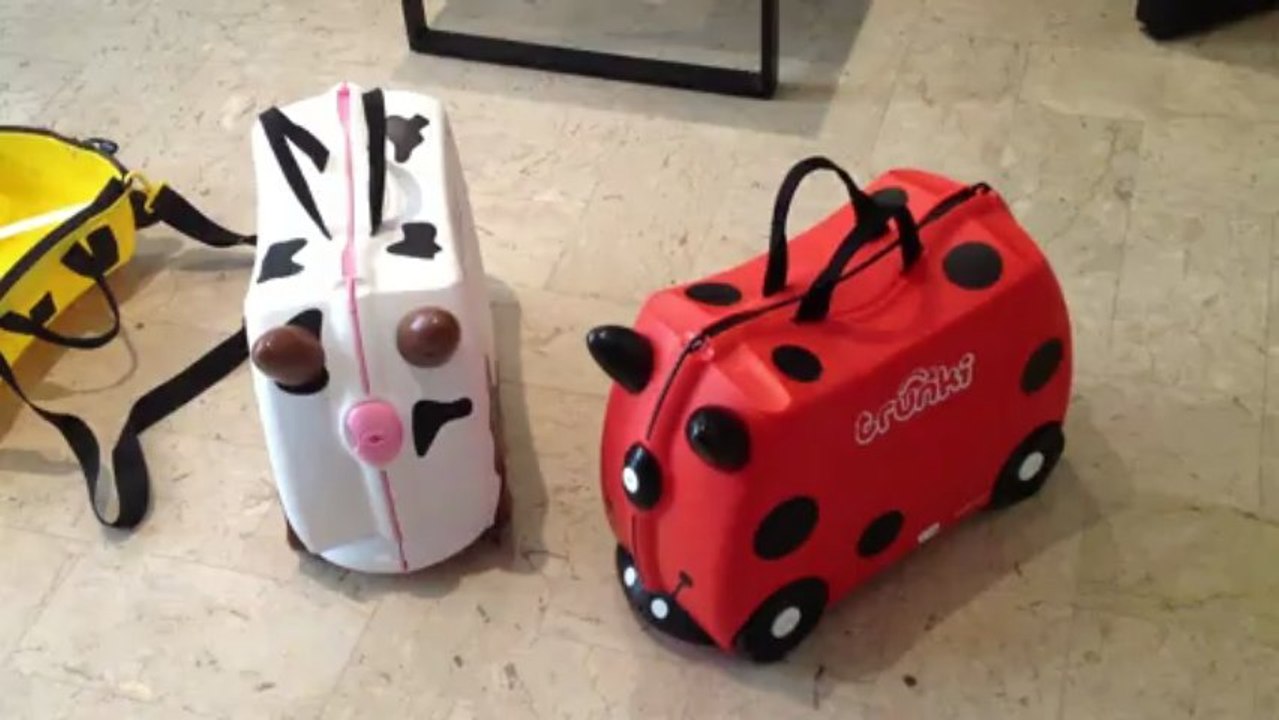 Valise TRUNKI France pour bagage enfants chez s'cale boutik maroquinerie bagage 28 av auber Nice