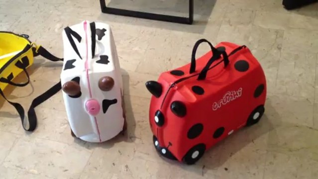 Valise TRUNKI France pour bagage enfants chez s'cale boutik maroquinerie bagage 28 av auber Nice