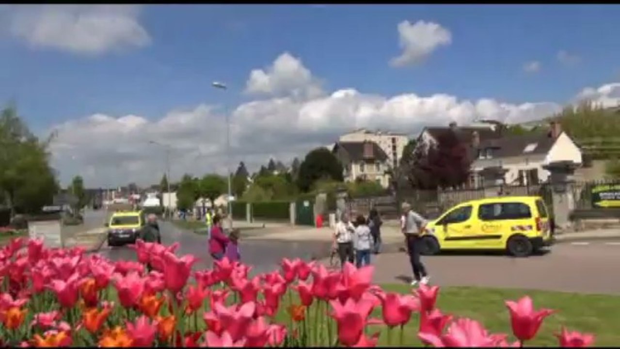 Inondations Tonnerre 5 mai 2013 - 3) Rond Point route de Troyes