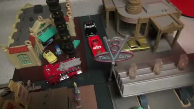 Pixar Cars , a re-enactment of how Lightning McQueen got Arrested in Radiator Springs..cool