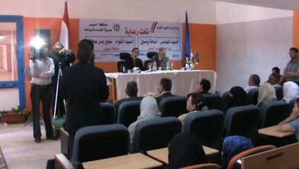 محافظ السويس امام برلمان الشباب نسعى لحل مشاكل المواطنين