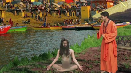 Poonam Pandey Meets Naga Baba