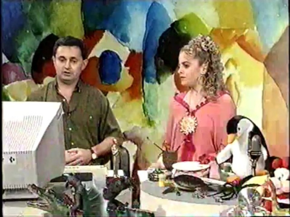 אמנות מחשב מתוך תכנית "זומביט" 1994, ערוץ 23 הטלויזיה החינוכית. הפניה לאתר: www.zombit.co.il