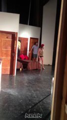 Pedro y Delfi en escena en San Juan keek Lourdes - 05 de Mayo