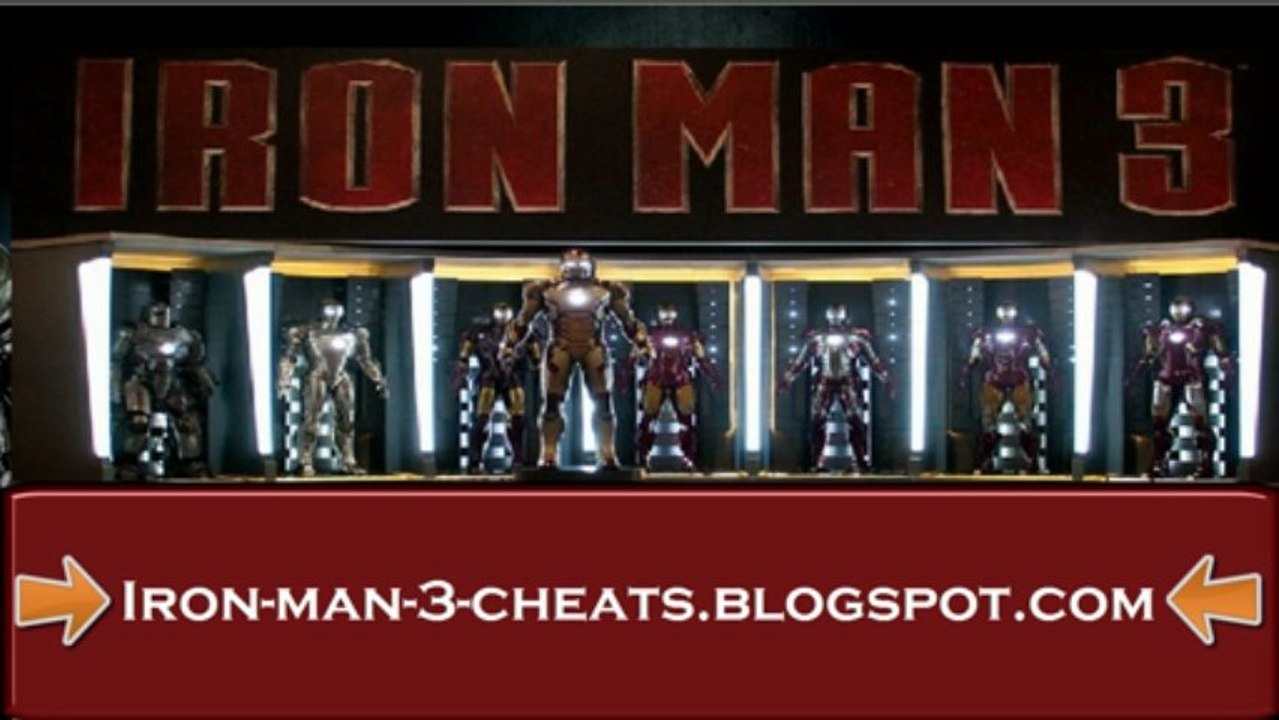 Iron man 3 game iphone cheats !
