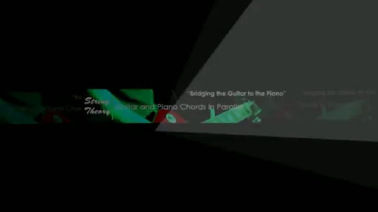 String Theory - Guitar And Piano Chords In Parallel