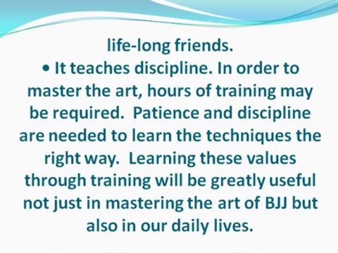 BRAZILIAN JIU-JITSU: THE BENEFITS OF LEARNING