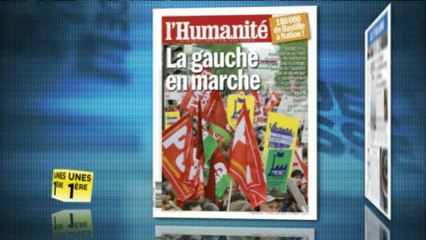 Revue de presse Unes 1ère - 06 mai 2013