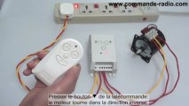 Kit Interrupteur sans fil/Commande Moteur Électrique 110V 220V Fonction Temporisation Adjustable 10~60s