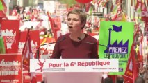 discours de Clémentine Autain - Marche citoyenne pour la 6ème République