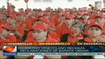 El gobierno venezolano arremete contra Obama y llama a movilizaciones