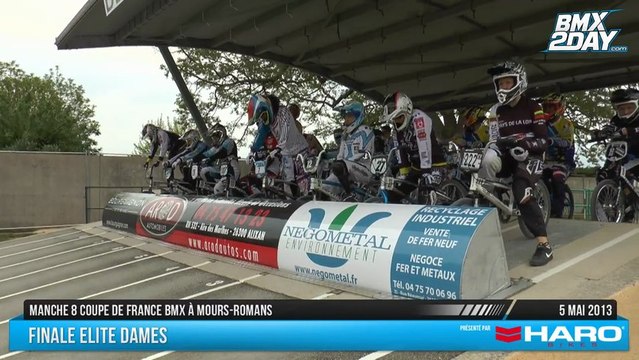 Finale Elite Dames Manche 8 Coupe de France BMX à Mours Romans 2013