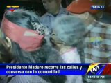 Presidente Maduro y Cilia Flores recorrieron el 23 de Enero y conversaron con vecinos