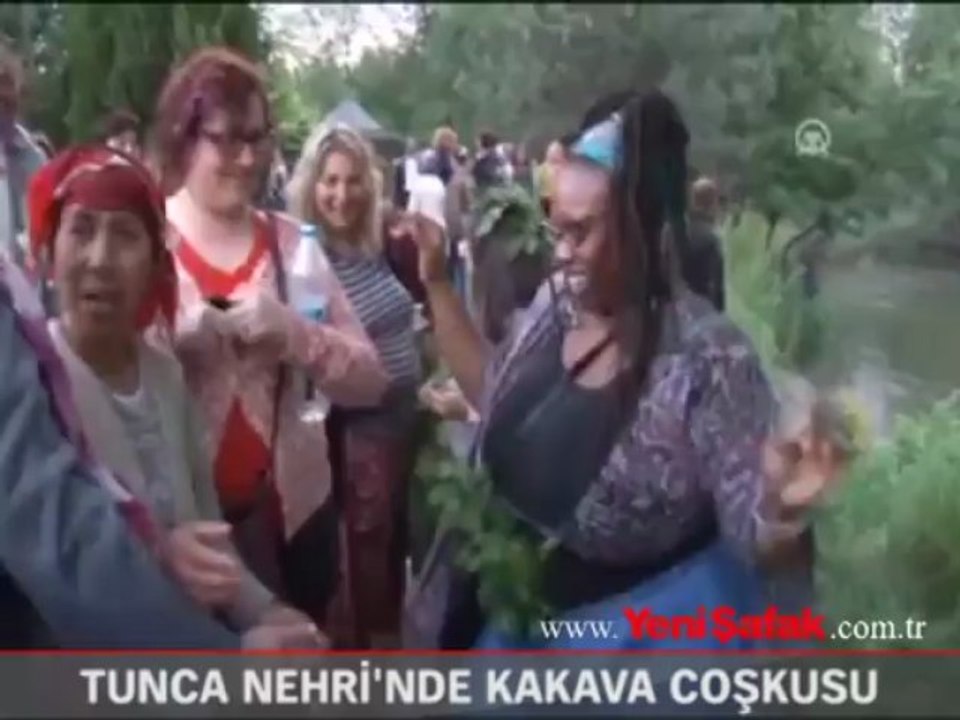 Tunca Nehri'nde "Kakava" coşkusu