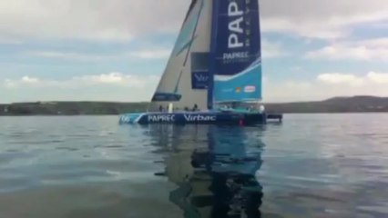6 mai 2013. Un dernier parcours côtier dans la pétole à Douarnenez