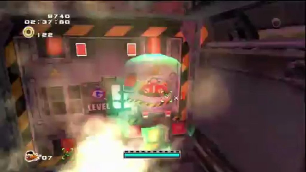 Sonic Adventure 2 Battle - Dark - Eggman : Iron Gate - Mission 1 : Allez au centre de la base militaire !