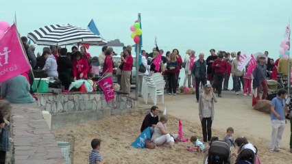 05/05/13 _plage Saint-Raphaël _Manif Pour Tous _pour le retrait de la loi Taubira Mariage pour Tous