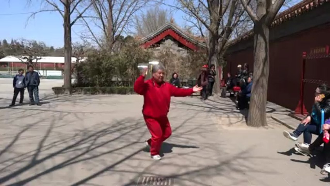 tai-chi:  24 mouvements à Pékin