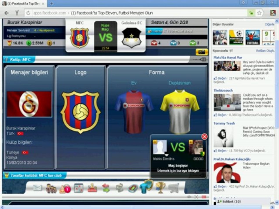 Top Eleven Antrenman Hilesi