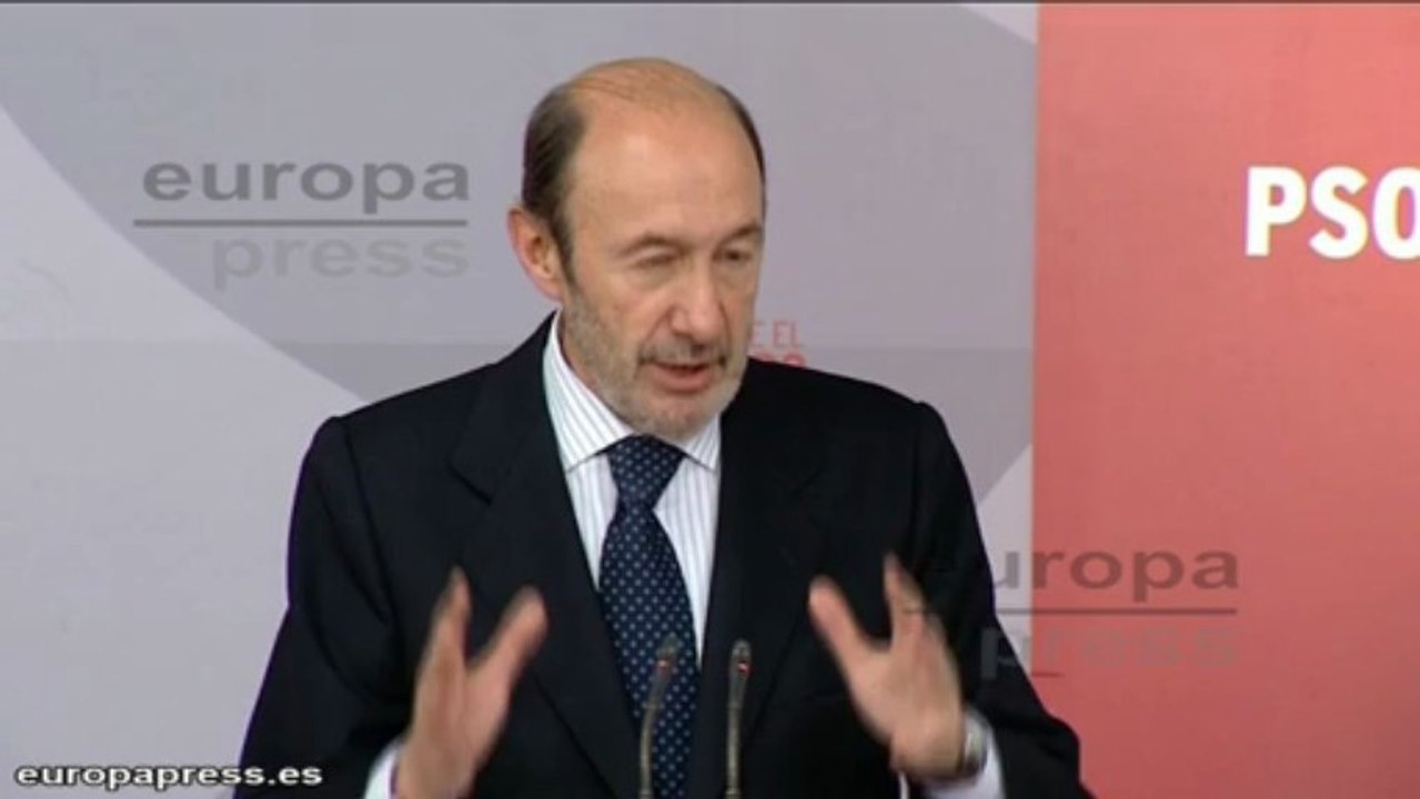 Rubalcaba pide a Bruselas que "escuche"