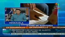 Venezuela: comienza auditoría a mesas restantes