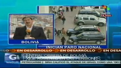 Bolivia: COB bloquea caminos demandando mejor jubilación