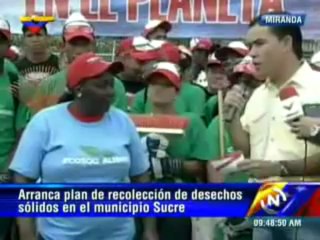 Min. Ambiente despliega plan de recolección de basura en Petare