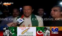 Imran Khan Reaches Karachi - Media Talk @ Karachi Airprt - 7th May 2013