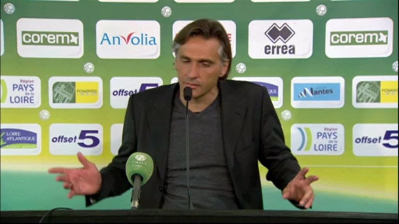 Conférence de presse FC Nantes - Clermont Foot : Michel DER ZAKARIAN (FCN) - Régis BROUARD (CFA) - saison 2012/2013