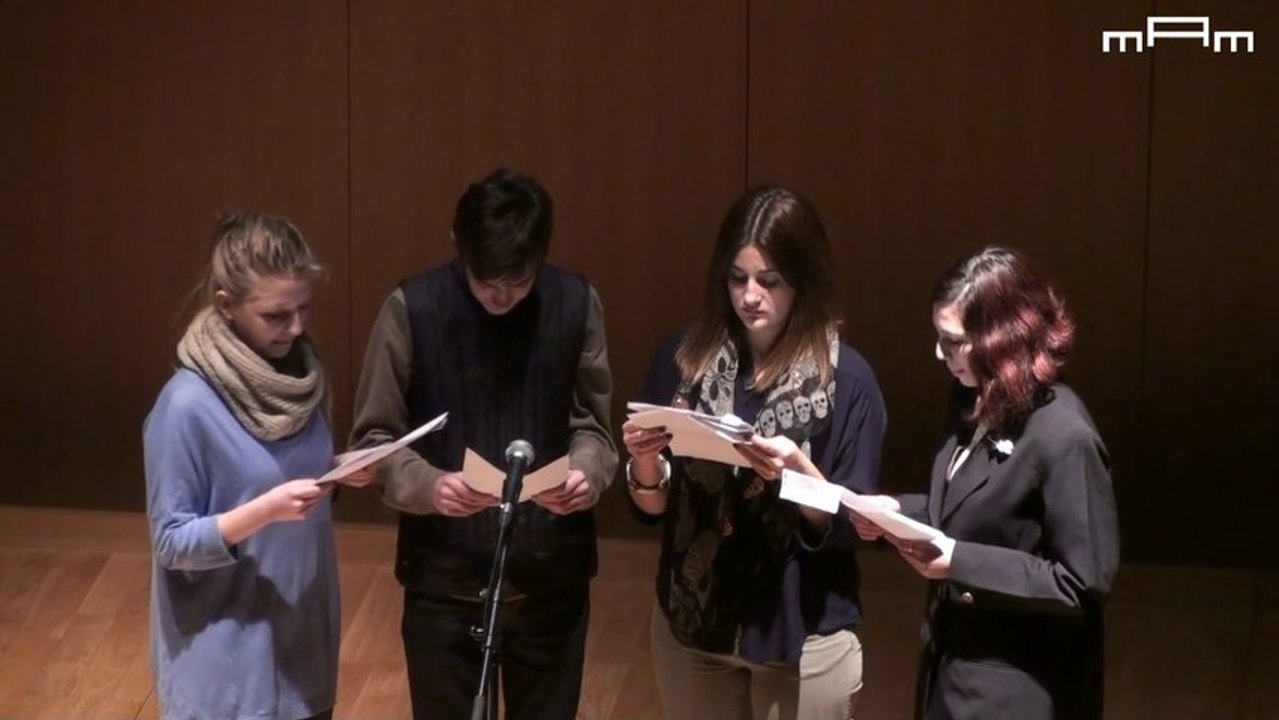 Lectures du 25/01/2013 - Textes de grands philosophes par les élèves du lycée Henri IV à Béziers