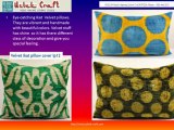 Try hand knitted ikat fabrics to renew your spaces