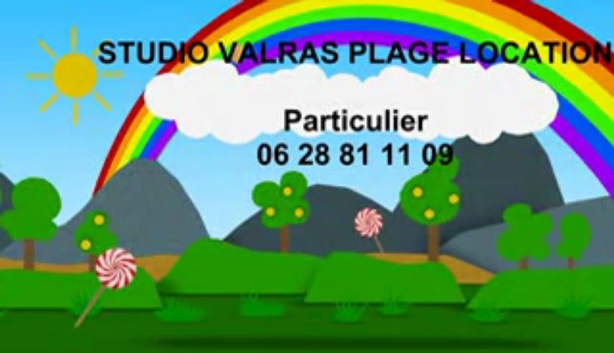 STUDIO A LOUER VALRAS PLAGE bord de plage