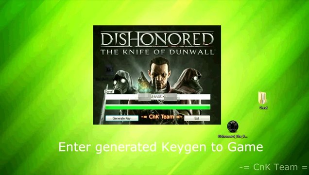 Dishonored: The Knife of Dunwall 2013 Crack + Keygen Free Download