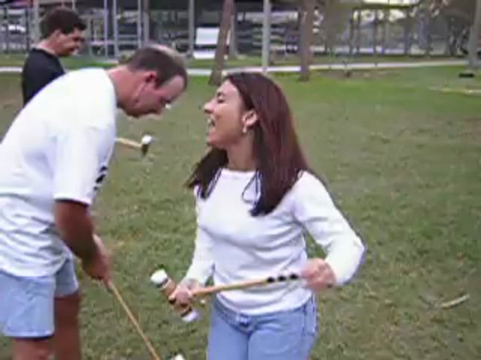 Picnic at Juilian Lane Park - She Demonstrates WHAT?? With Croquet Mallet