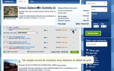 Superdeal.ma - Vidéo démonstrative : Moteur de recherche Voyages