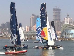 Extreme Sailing Series - Racing in China - 2013