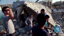 Syrian Air Force Bombing Civilians