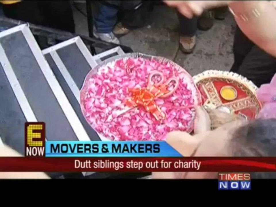 Dutt siblings step out for charity