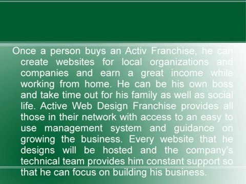 Activ Franchise | Activ Web Design Franchise