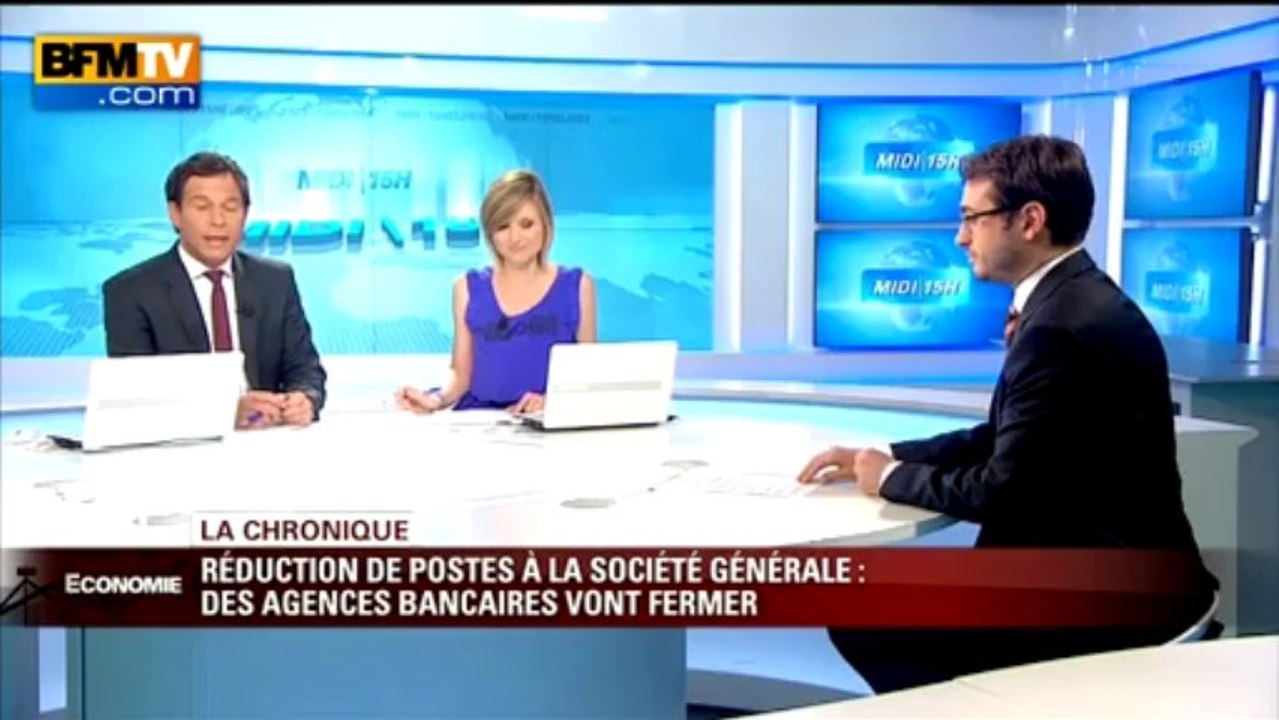 Chronique éco d'Emmanuel Duteil: réduction de postes à la Société générale - 07/05