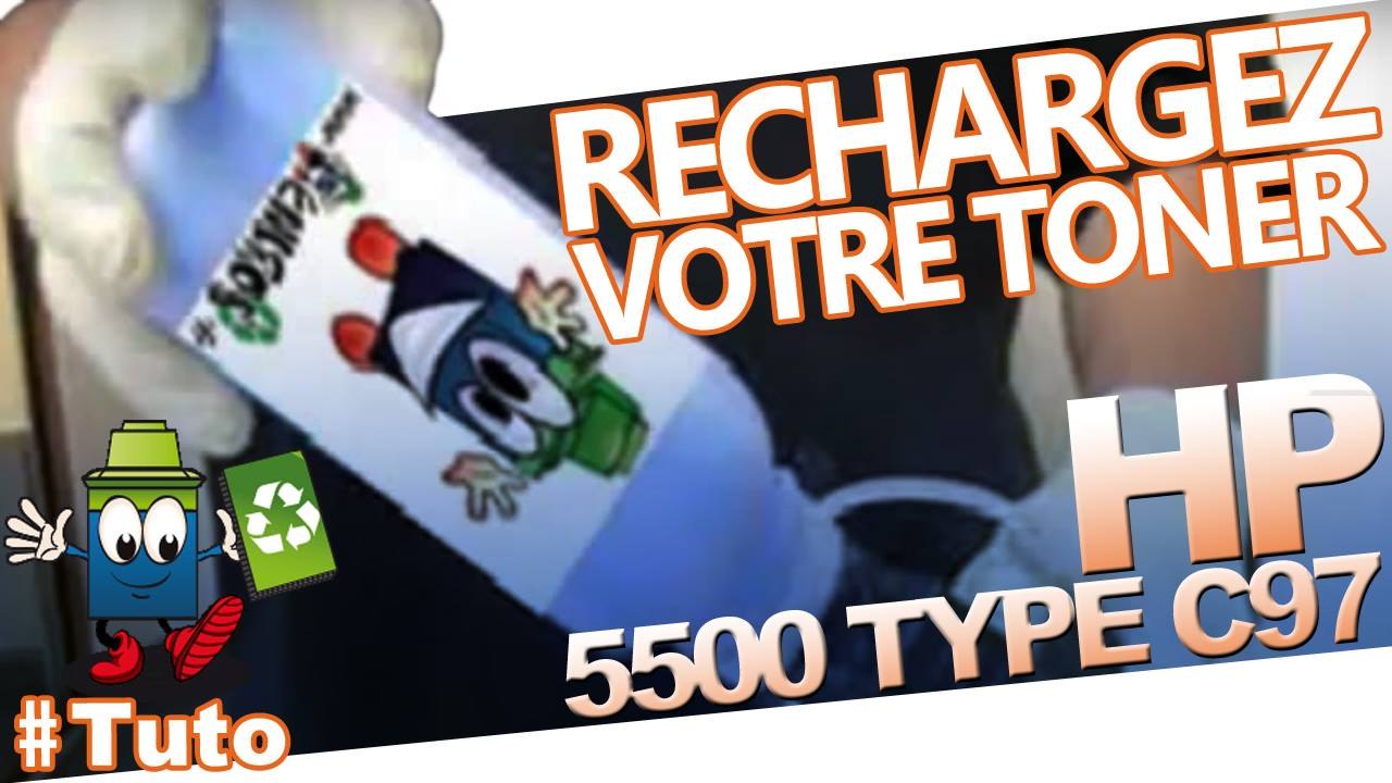 Bien recharger une cartouche toner de Laserjet 5500 type C97