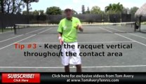 Tennis Forehand Technique Tips from Coach Tom Avery at TomAveryTennis.com
