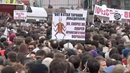 La popularidad de Putin pierde fuelle un año después...