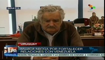 Pepe Mujica quiere fortalecer relación con Venezuela
