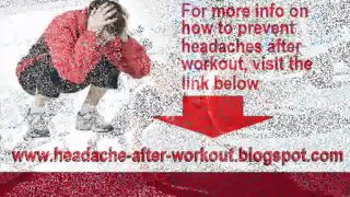 How to prevent headache after workout