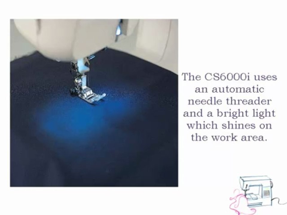 Brother CS6000i Feature-Rich Sewing Machine