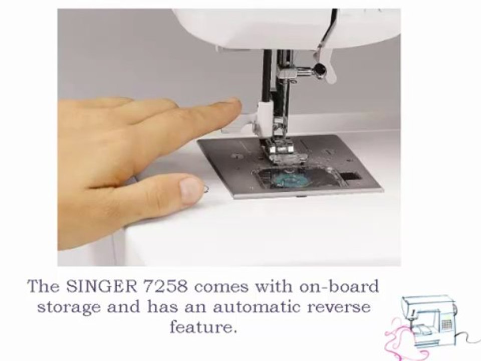 SINGER 7258 Stylist 100Stitch Computerized video Dailymotion