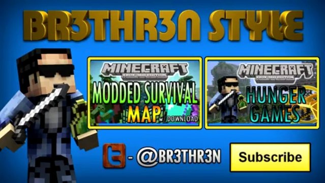 Minecraft (Xbox 360) Modded Mini Game - Villager Air Hockey w_ Download (custom map)